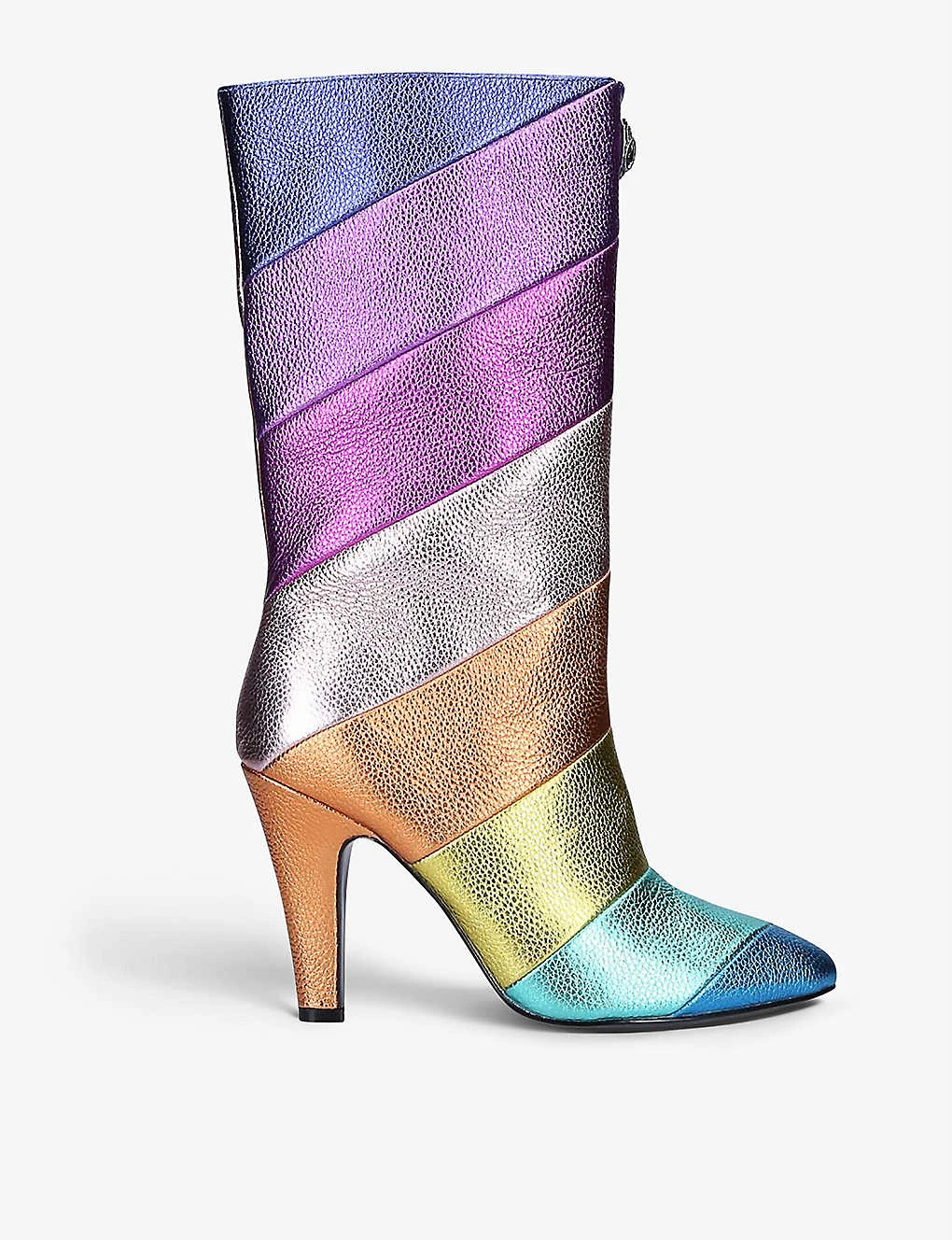 Kurt Geiger London Rainbow Kensington Leather Knee-high Boots 1 Kurt Geiger London Rainbow Kensington Leather Knee-high Boots