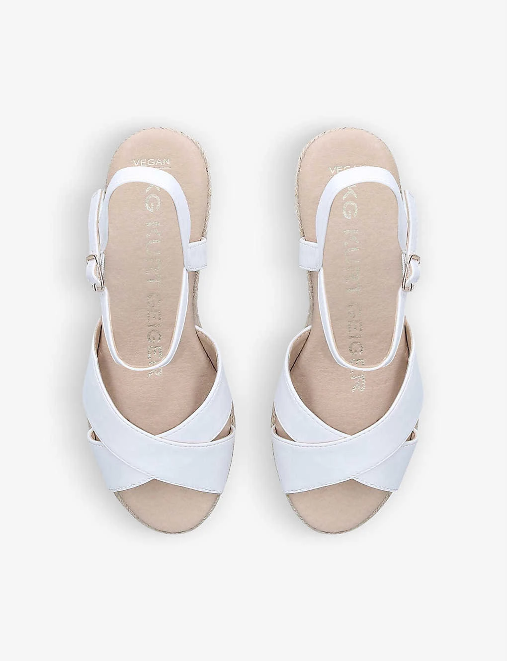 KG Kurt Geiger Purdy Espadrille Faux-leather Wedge Sandal 2 KG Kurt Geiger Purdy Espadrille Faux-leather Wedge Sandal - Image 2