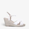 KG Kurt Geiger Purdy Espadrille Faux-leather Wedge Sandal