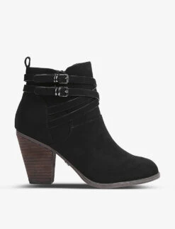 KG Kurt Geiger Spike 3 Buckle-fastening Faux-leather Ankle Boots