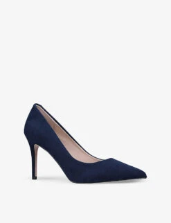 KG Kurt Geiger Alia2 Suedette Vegan Court Shoes -Kurtgeiger Store R03936358 NAVY ALT02