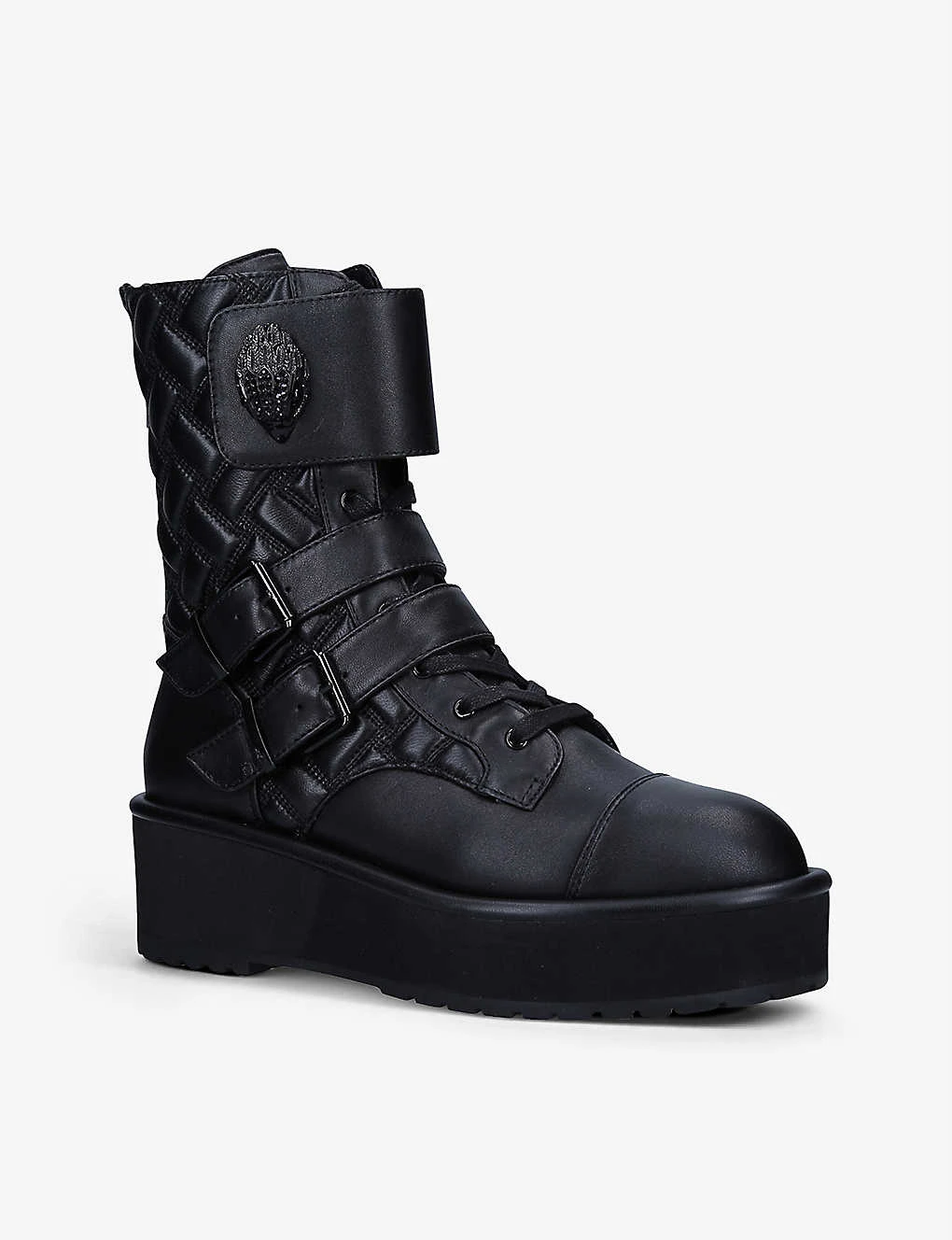 Kurt Geiger London Kensington Padded Leather Boots 3 Kurt Geiger London Kensington Padded Leather Boots - Image 3