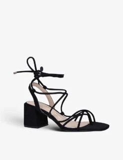 KG Kurt Geiger Roma Strappy Vegan-leather Heeled Sandals -Kurtgeiger Store R03939024 BLACK ALT02
