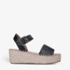 KG Kurt Geiger Pia Open-toe Faux-leather Wedge Sandals