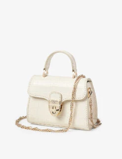 Mayfair Leather Top-handle Bag -Kurtgeiger Store R03943085 IVORY ALT02