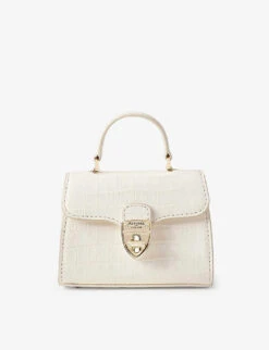Mayfair Leather Top-handle Bag -Kurtgeiger Store R03943085 IVORY ALT04