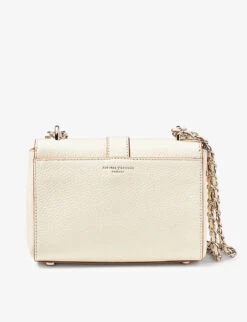 Lottie Grained-leather Shoulder Bag -Kurtgeiger Store R03943093 IVORY ALT03