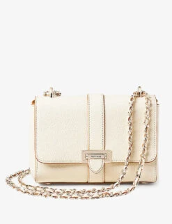 Lottie Grained-leather Shoulder Bag