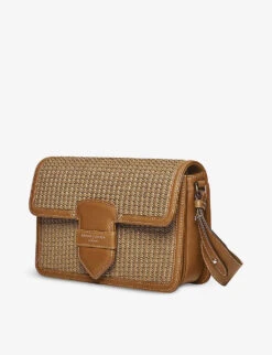 The Resort Raffia Shoulder Bag -Kurtgeiger Store R03943133 BROWN ALT02