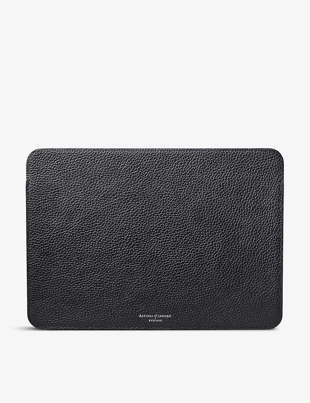 Logo-embossed Grained-leather Laptop Case 2 Logo-embossed Grained-leather Laptop Case - Image 2