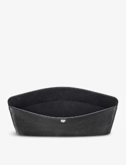 Logo-embossed Grained-leather Laptop Case 5 Logo-embossed Grained-leather Laptop Case -Kurtgeiger Store R03943194 BLACK ALT02