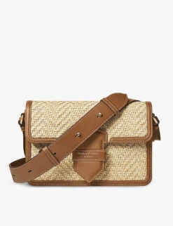 Resort Chevron Raffia Shoulder Bag -Kurtgeiger Store R03943197 BEIGE ALT02