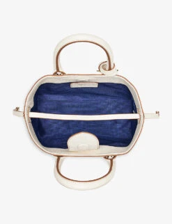 Paris Mini Grained-leather Top-handle Bag -Kurtgeiger Store R03943257 IVORY ALT03