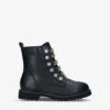 Kurt Geiger London Mini Bax Chain-detail Leather Boots 7-9 Years
