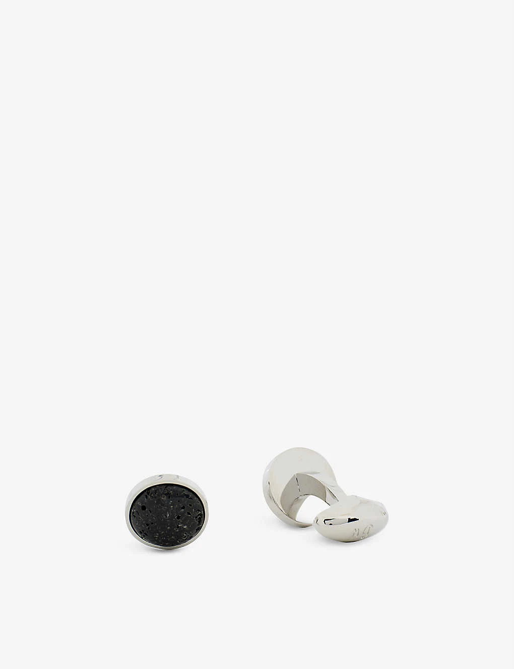 Volcanic Rock Rhodium-plated Cufflinks 1 Volcanic Rock Rhodium-plated Cufflinks