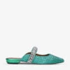 Kurt Geiger London Princely Crystal-embellished Slip-on Shoes
