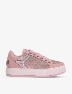 Kurt Geiger London Southbank Panelled Leather Trainers