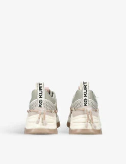 KG Kurt Geiger Limitless2 Vegan-leather And Mesh Low-top Trainers -Kurtgeiger Store R03978323 TAUPECOMB ALT03