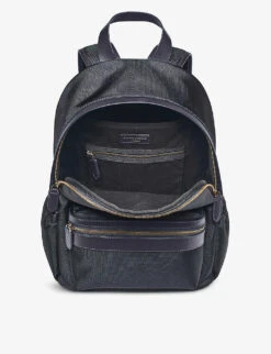 Logo-embellished Woven Backpack -Kurtgeiger Store R03995730 NAVY ALT03