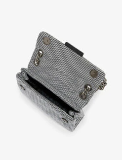 Kurt Geiger London Mini Kensington Logo-plaque Woven Cross-body Bag 7 Kurt Geiger London Mini Kensington Logo-plaque Woven Cross-body Bag -Kurtgeiger Store R03998217 SILVER ALT03