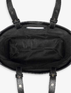 Essential Grained-leather Tote Bag 5 Essential Grained-leather Tote Bag -Kurtgeiger Store R04002553 BLACK ALT02