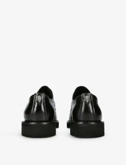 Kurt Geiger London Bank Eagle Head-embellished Leather Brogues -Kurtgeiger Store R04008464 BLACK ALT03