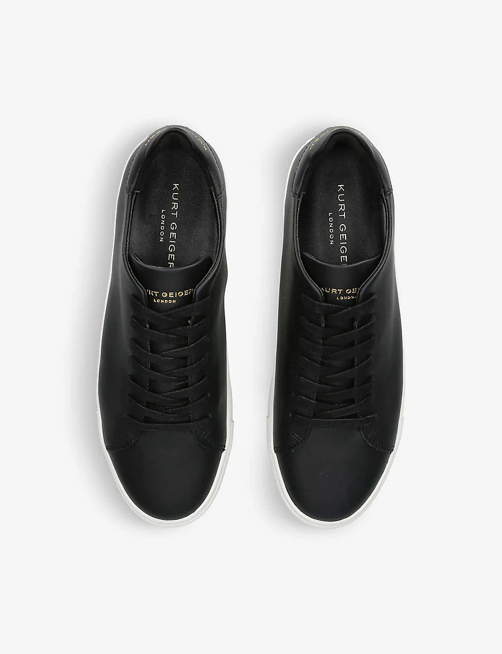 Kurt Geiger London Lennon Logo-embossed Leather Low-top Trainers 2 Kurt Geiger London Lennon Logo-embossed Leather Low-top Trainers - Image 2