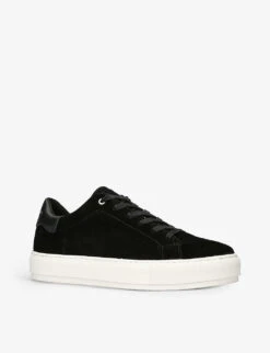 Kurt Geiger London Laney Platform Suede Trainers 6 Kurt Geiger London Laney Platform Suede Trainers -Kurtgeiger Store R04058483 BLACK ALT02