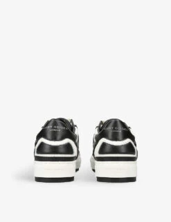 Kurt Geiger London Southbank Contrast-panel Leather Low-top Trainers -Kurtgeiger Store R04058485 WHITEBLK ALT03