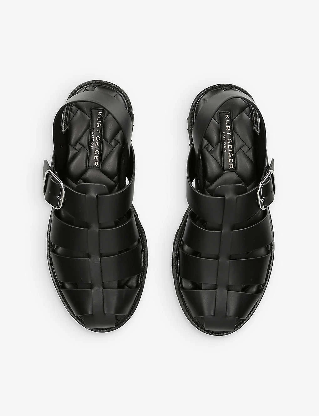 Kurt Geiger London Ollie Leather Fisherman Sandals 2 Kurt Geiger London Ollie Leather Fisherman Sandals - Image 2