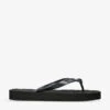 Kurt Geiger London Kensington Chunky-soled Quilted Flip Flops