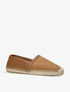 Kurt Geiger London Isaac Rope-effect Slip-on Leather Espadrilles -Kurtgeiger Store R04058491 TAN ALT02