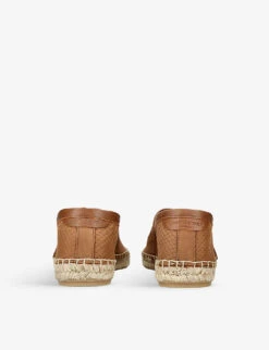 Kurt Geiger London Isaac Rope-effect Slip-on Leather Espadrilles -Kurtgeiger Store R04058491 TAN ALT03