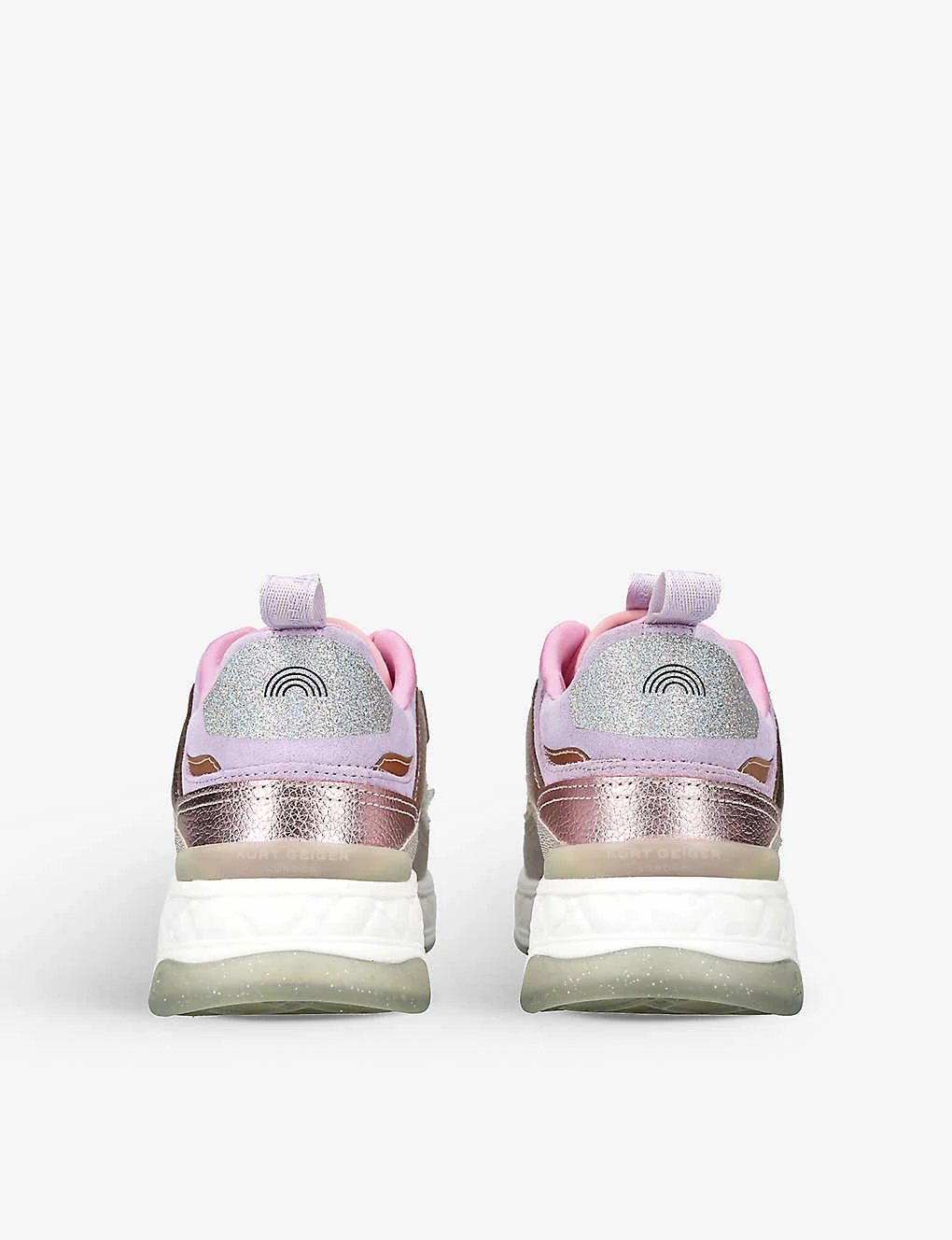 Kurt Geiger London Kensington Tweed And Leather Trainers 4 Kurt Geiger London Kensington Tweed And Leather Trainers - Image 4