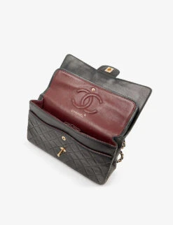 Pre-loved Chanel Classic Quilted Leather Shoulder Bag -Kurtgeiger Store R04066069 BLACK ALT03