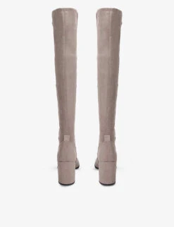 KG Kurt Geiger Tell2 Vegan Suedette Knee-high-boots -Kurtgeiger Store R04066586 GREY ALT02