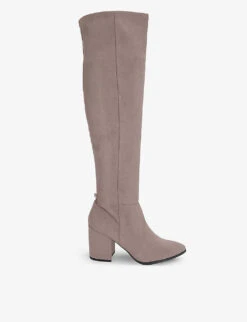 KG Kurt Geiger Tell2 Vegan Suedette Knee-high-boots