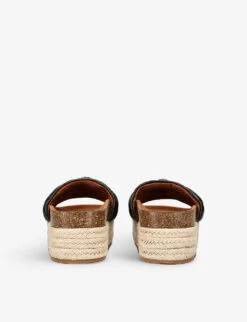 Kurt Geiger London Kensington Quilted Flatform Leather Sliders -Kurtgeiger Store R04067440 BLACK ALT03