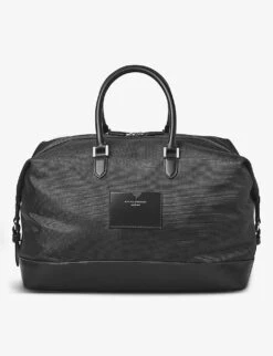 Logo-embellished Woven Duffle Bag 6 Logo-embellished Woven Duffle Bag -Kurtgeiger Store R04067484 BLACK ALT02