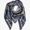 Kaleidoscope Graphic-print Silk Scarf