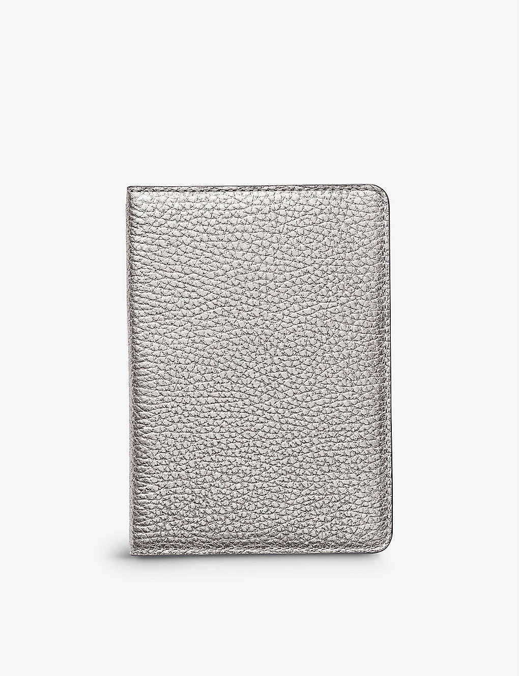 Slot-detail Grained Leather Passport Cover 1 Slot-detail Grained Leather Passport Cover