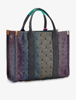 Kurt Geiger London Southbank Small Canvas Tote Bag -Kurtgeiger Store R04072189 BLKOTHER ALT02