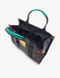 Kurt Geiger London Southbank Small Canvas Tote Bag -Kurtgeiger Store R04072189 BLKOTHER ALT03