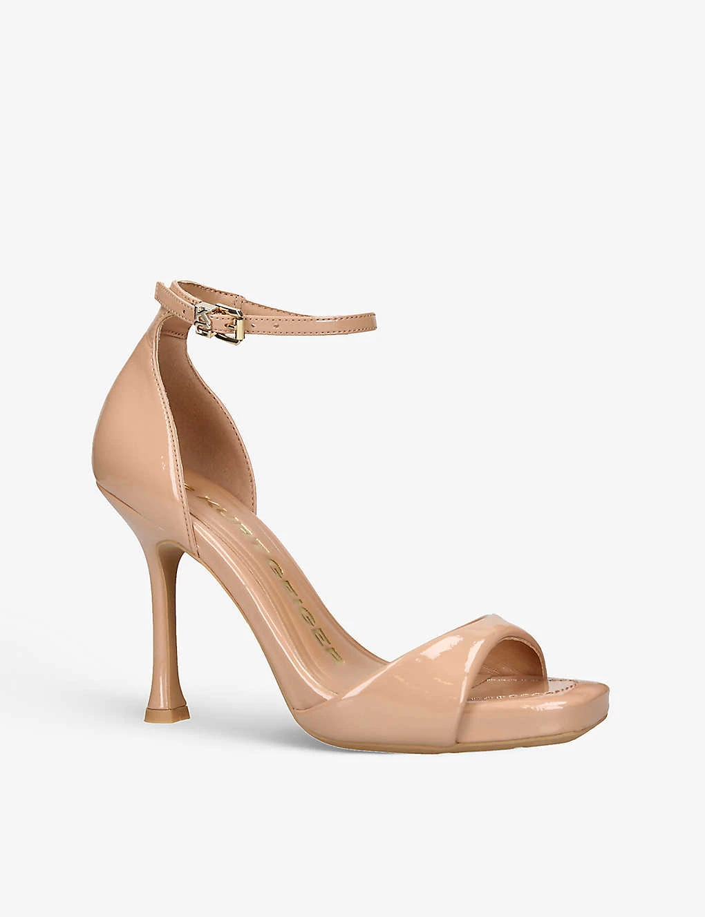 KG Kurt Geiger Fallon Patent Faux-leather Heeled Sandals 3 KG Kurt Geiger Fallon Patent Faux-leather Heeled Sandals - Image 3