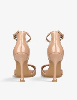 KG Kurt Geiger Fallon Patent Faux-leather Heeled Sandals 7 KG Kurt Geiger Fallon Patent Faux-leather Heeled Sandals -Kurtgeiger Store R04074558 BLUSH ALT03