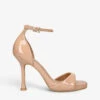 KG Kurt Geiger Fallon Patent Faux-leather Heeled Sandals