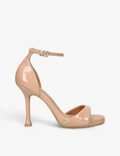 KG Kurt Geiger Fallon Patent Faux-leather Heeled Sandals