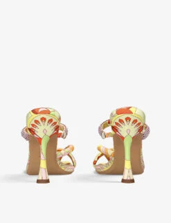 KG Kurt Geiger Fedra Crystal-embellished Satin Heeled Mules -Kurtgeiger Store R04074562 MULTOTHER ALT03