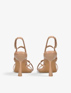KG Kurt Geiger Fable Cross-over Strap Patent Faux-leather Heeled Sandals 7 KG Kurt Geiger Fable Cross-over Strap Patent Faux-leather Heeled Sandals -Kurtgeiger Store R04074563 BLUSH ALT03