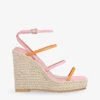 KG Kurt Geiger Palmer Strappy Faux-leather Wedge Sandals